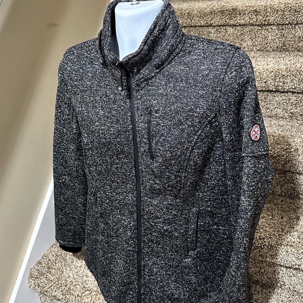 Halifax HFX womens outdoor warm full-zip jacket coat - Size L - No Hood